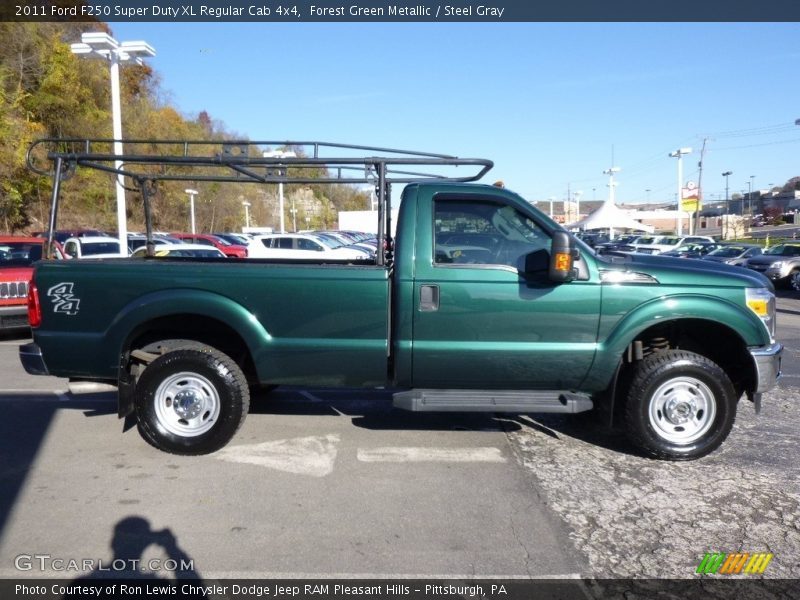 Forest Green Metallic / Steel Gray 2011 Ford F250 Super Duty XL Regular Cab 4x4