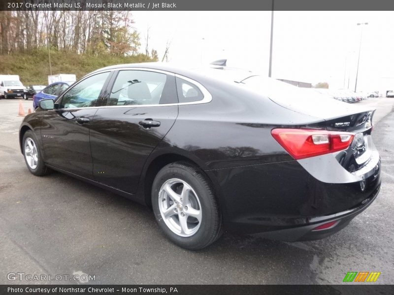 Mosaic Black Metallic / Jet Black 2017 Chevrolet Malibu LS