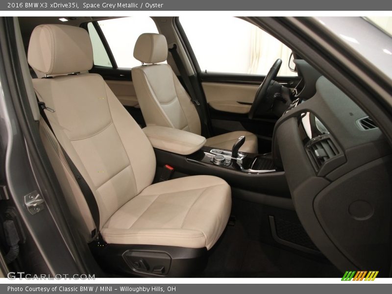 Space Grey Metallic / Oyster 2016 BMW X3 xDrive35i