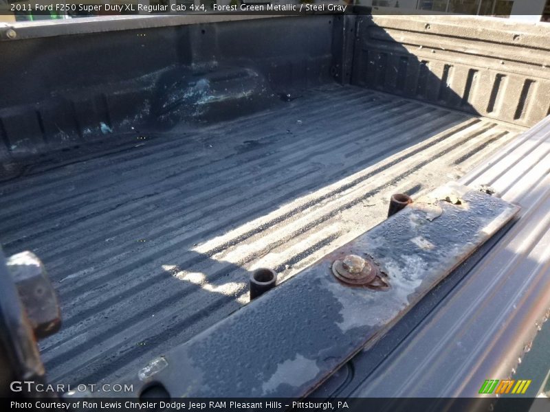 Forest Green Metallic / Steel Gray 2011 Ford F250 Super Duty XL Regular Cab 4x4