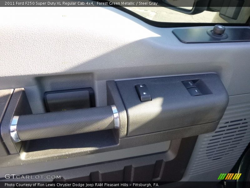 Forest Green Metallic / Steel Gray 2011 Ford F250 Super Duty XL Regular Cab 4x4