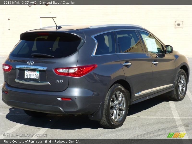 Diamond Slate / Graphite 2013 Infiniti JX 35 AWD