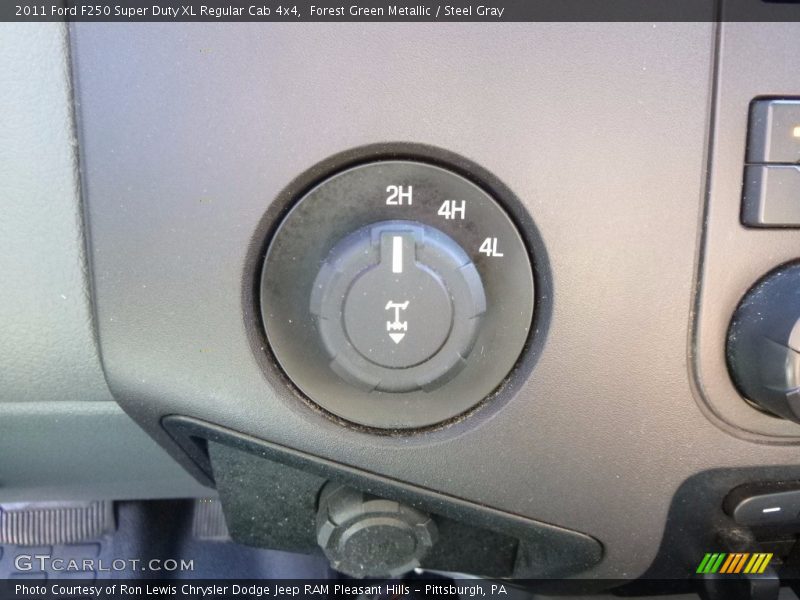 Forest Green Metallic / Steel Gray 2011 Ford F250 Super Duty XL Regular Cab 4x4