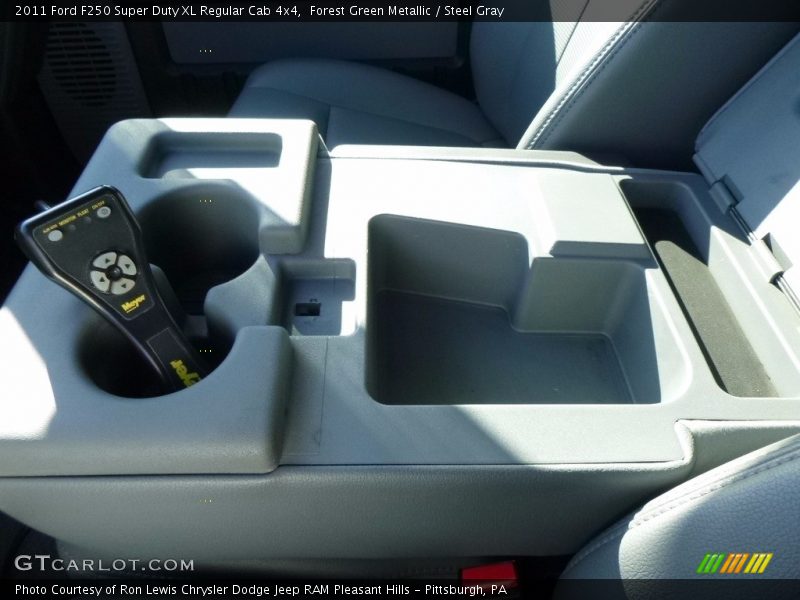 Forest Green Metallic / Steel Gray 2011 Ford F250 Super Duty XL Regular Cab 4x4