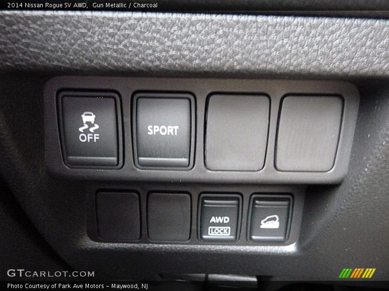 Gun Metallic / Charcoal 2014 Nissan Rogue SV AWD