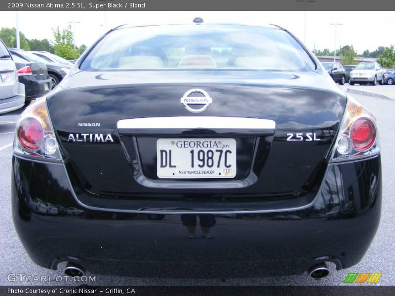Super Black / Blond 2009 Nissan Altima 2.5 SL