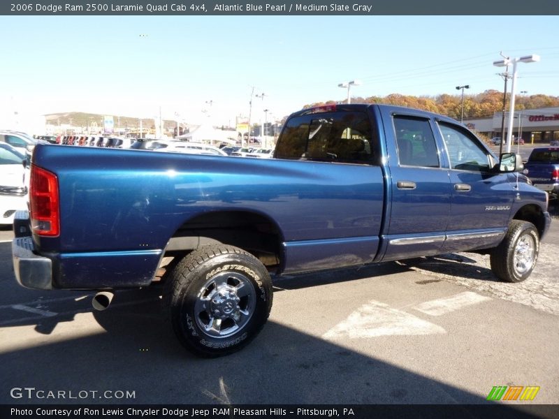 Atlantic Blue Pearl / Medium Slate Gray 2006 Dodge Ram 2500 Laramie Quad Cab 4x4