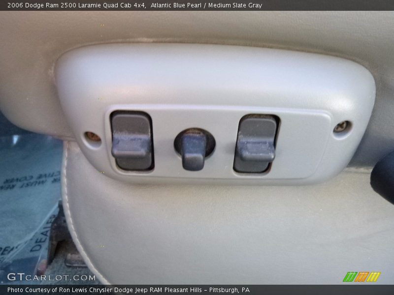 Atlantic Blue Pearl / Medium Slate Gray 2006 Dodge Ram 2500 Laramie Quad Cab 4x4