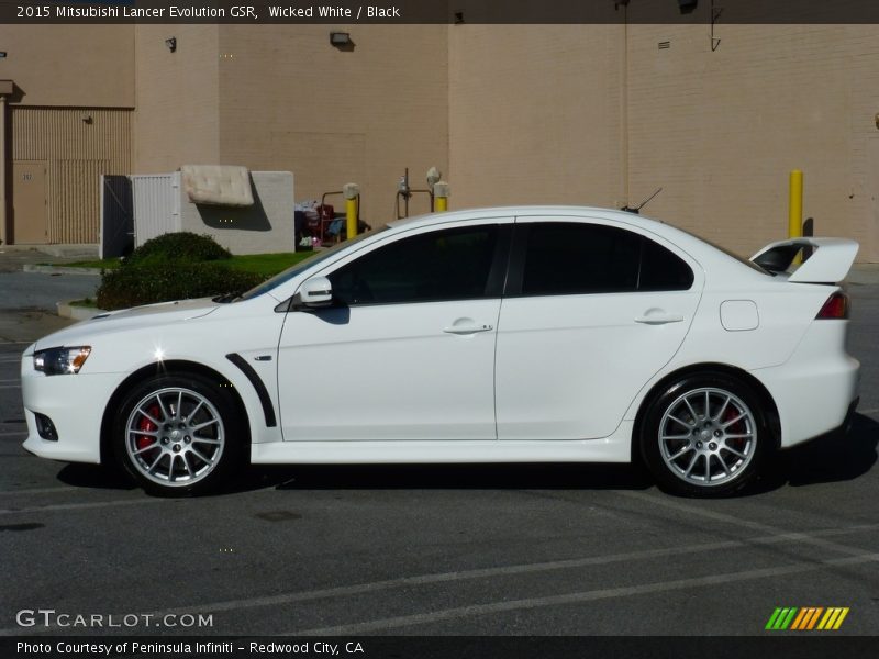  2015 Lancer Evolution GSR Wicked White