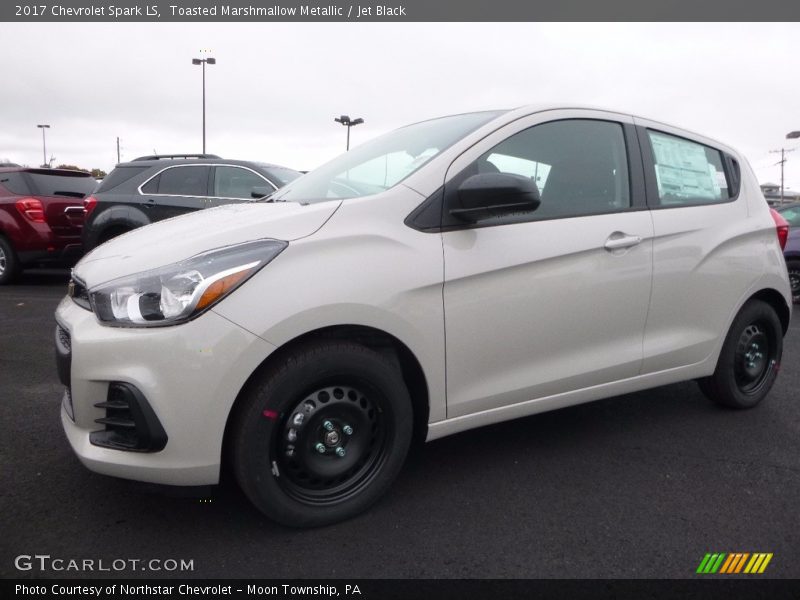 Toasted Marshmallow Metallic / Jet Black 2017 Chevrolet Spark LS