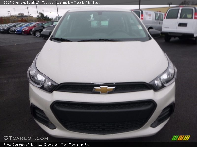 Toasted Marshmallow Metallic / Jet Black 2017 Chevrolet Spark LS