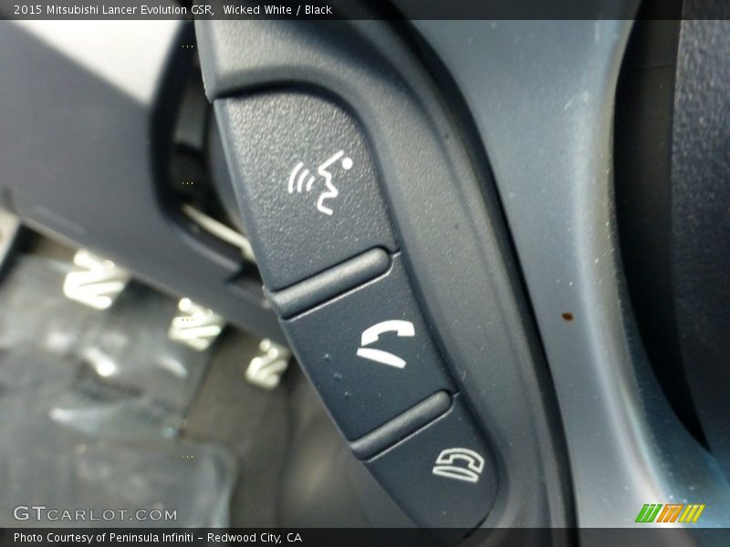 Wicked White / Black 2015 Mitsubishi Lancer Evolution GSR