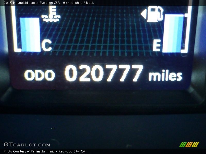 Wicked White / Black 2015 Mitsubishi Lancer Evolution GSR