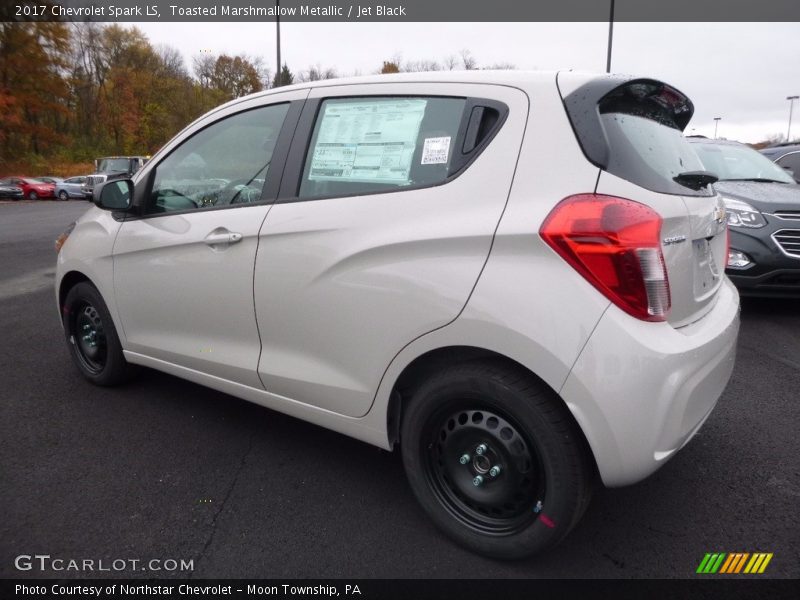 Toasted Marshmallow Metallic / Jet Black 2017 Chevrolet Spark LS