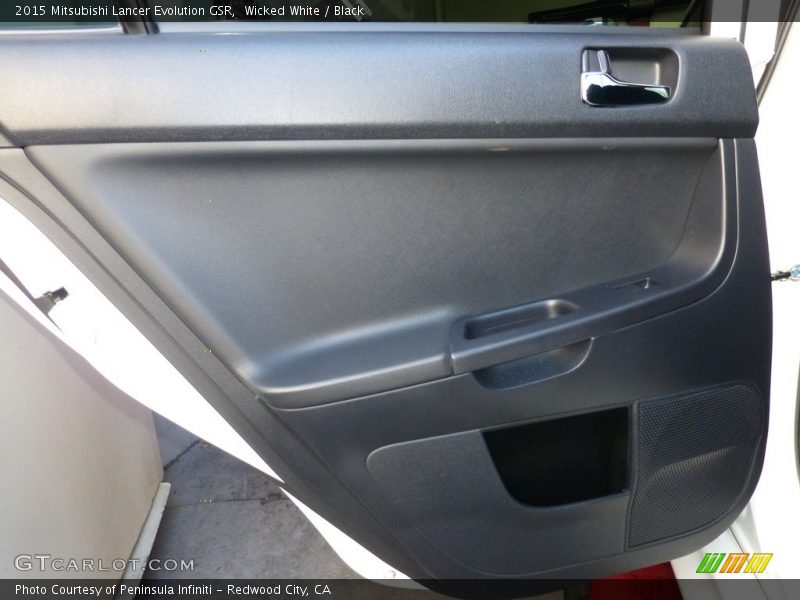 Wicked White / Black 2015 Mitsubishi Lancer Evolution GSR
