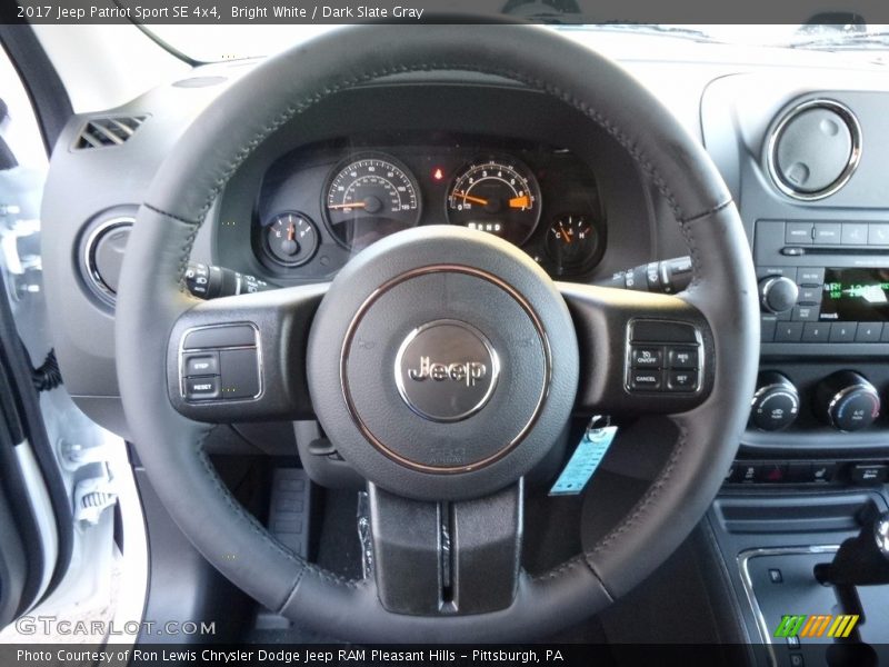 Bright White / Dark Slate Gray 2017 Jeep Patriot Sport SE 4x4