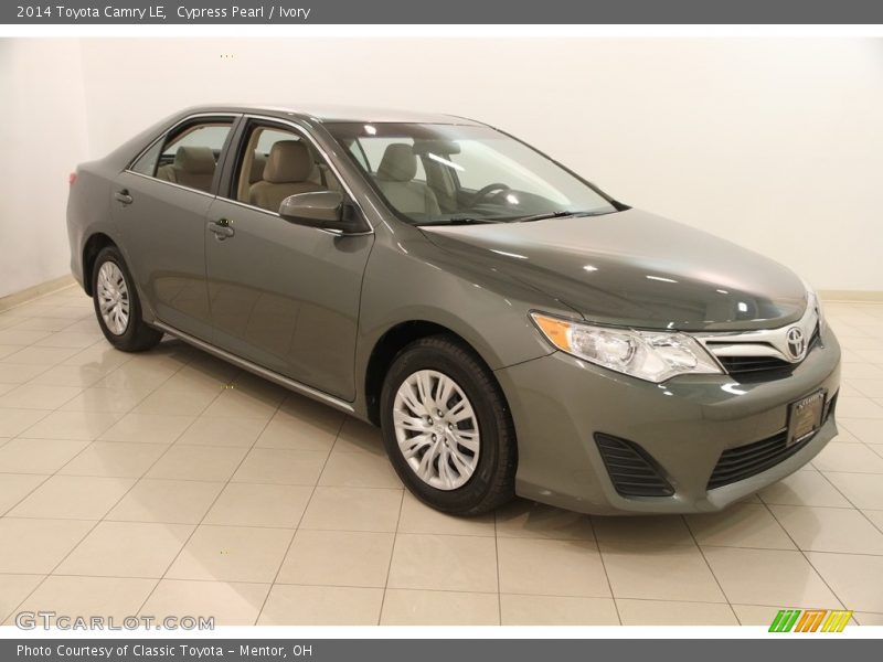 Cypress Pearl / Ivory 2014 Toyota Camry LE