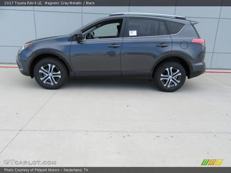 Magnetic Gray Metallic / Black 2017 Toyota RAV4 LE