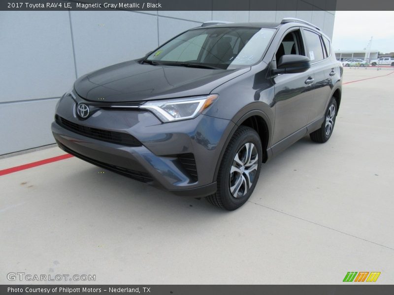 Magnetic Gray Metallic / Black 2017 Toyota RAV4 LE