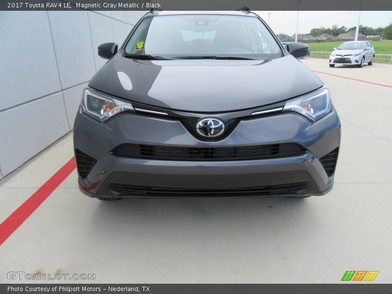 Magnetic Gray Metallic / Black 2017 Toyota RAV4 LE