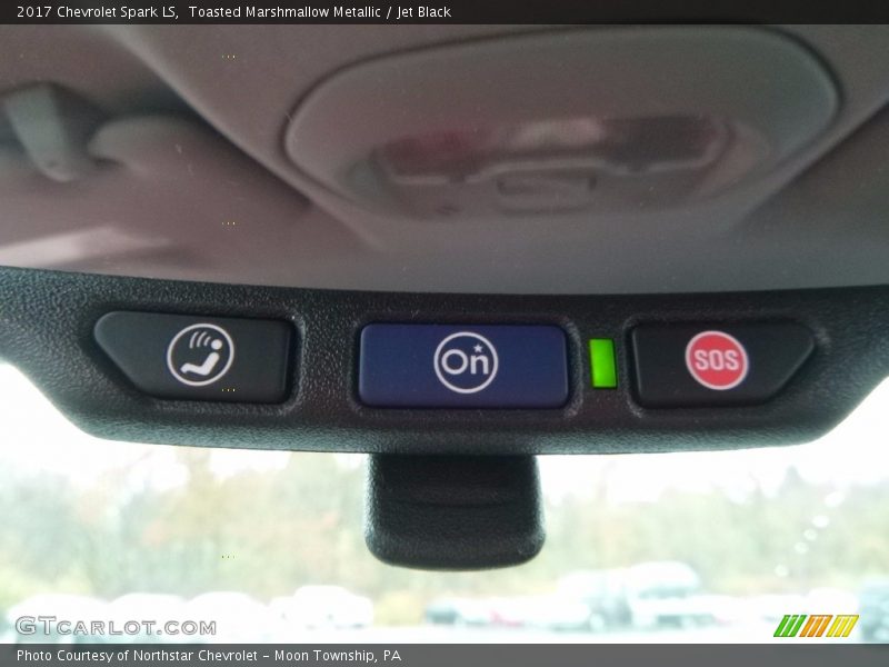 Toasted Marshmallow Metallic / Jet Black 2017 Chevrolet Spark LS