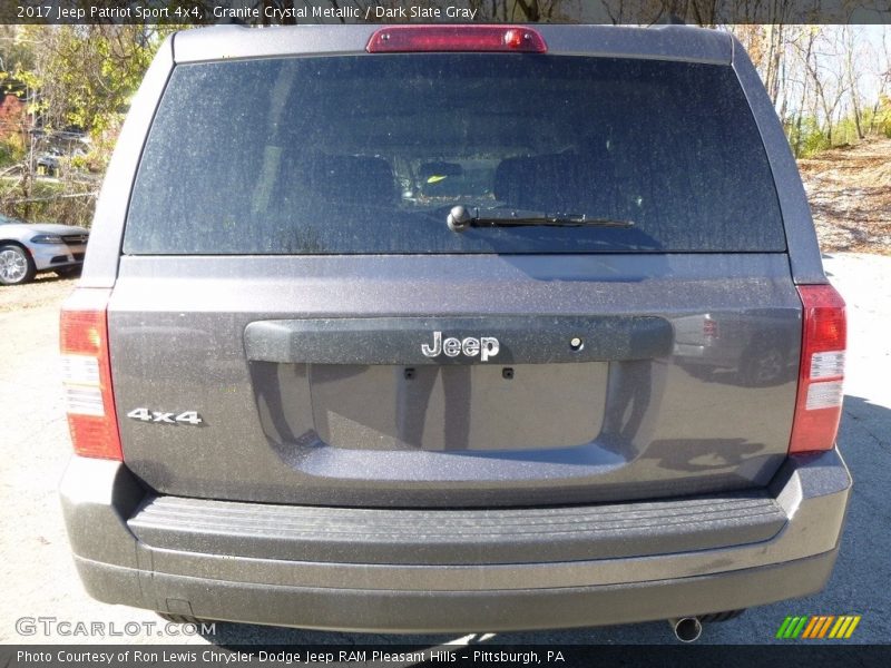 Granite Crystal Metallic / Dark Slate Gray 2017 Jeep Patriot Sport 4x4