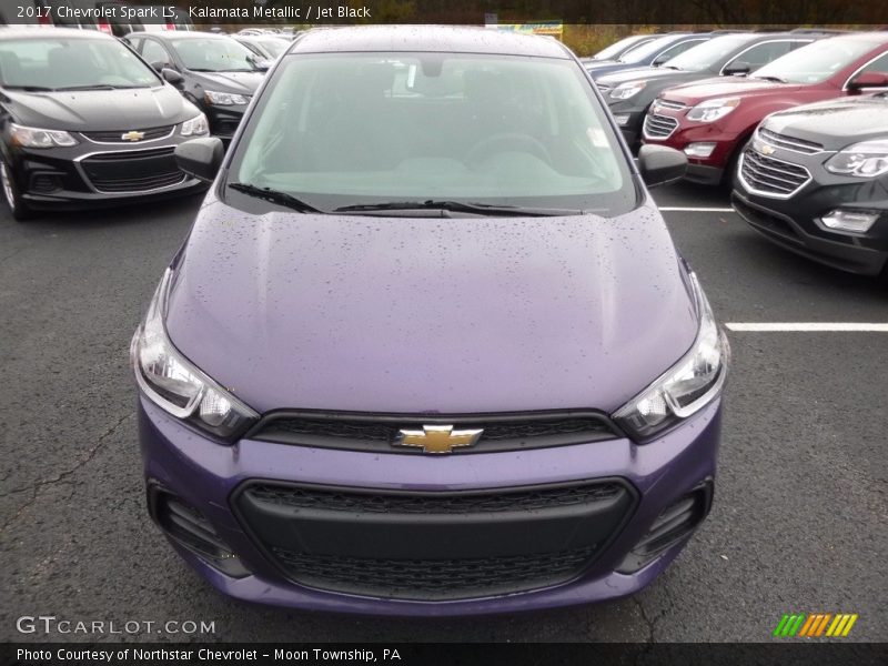 Kalamata Metallic / Jet Black 2017 Chevrolet Spark LS