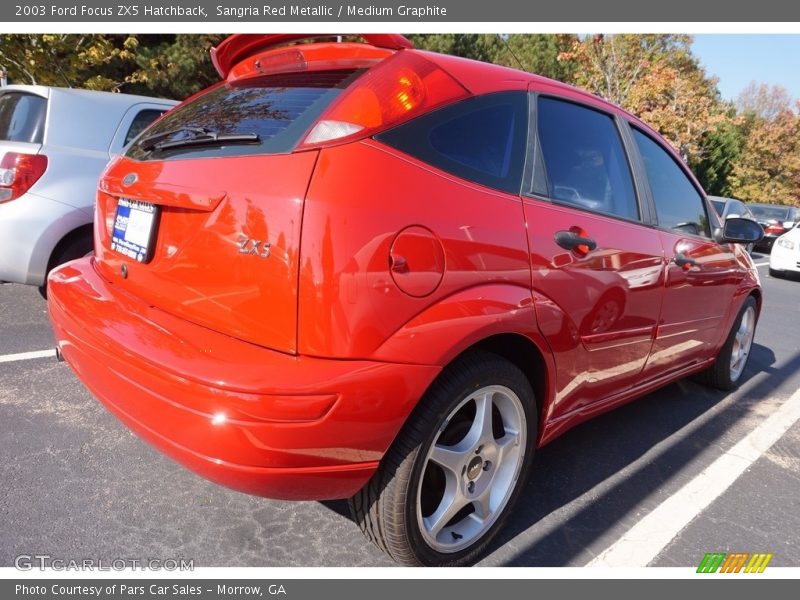 Sangria Red Metallic / Medium Graphite 2003 Ford Focus ZX5 Hatchback