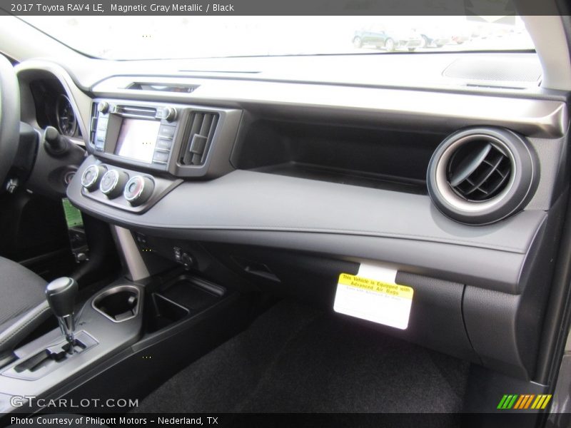 Magnetic Gray Metallic / Black 2017 Toyota RAV4 LE