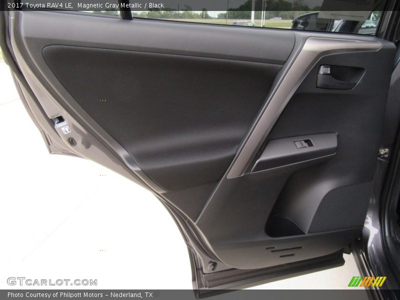 Magnetic Gray Metallic / Black 2017 Toyota RAV4 LE