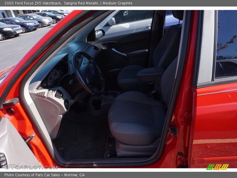Sangria Red Metallic / Medium Graphite 2003 Ford Focus ZX5 Hatchback