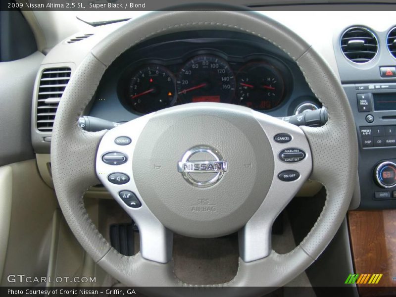 Super Black / Blond 2009 Nissan Altima 2.5 SL