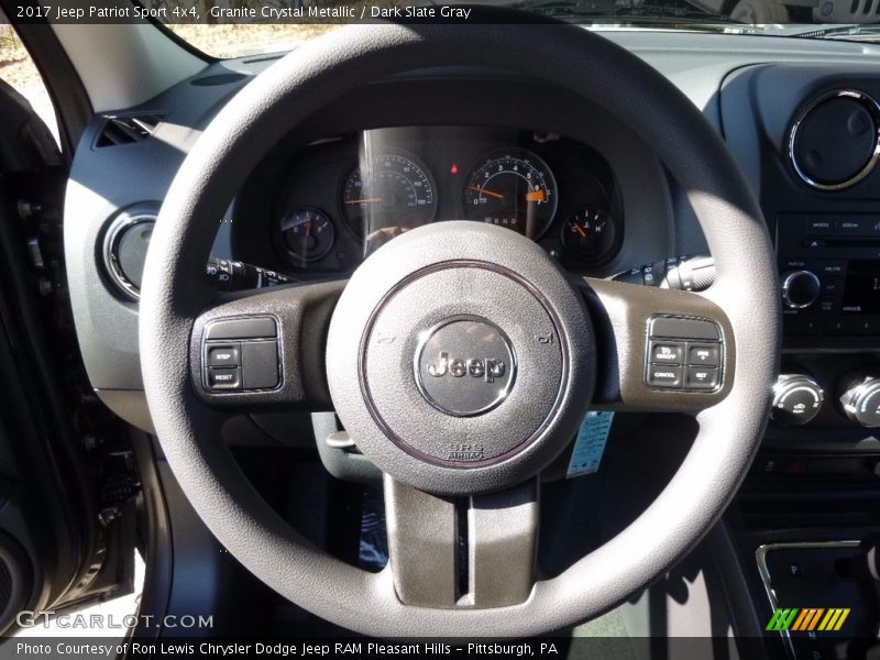 Granite Crystal Metallic / Dark Slate Gray 2017 Jeep Patriot Sport 4x4