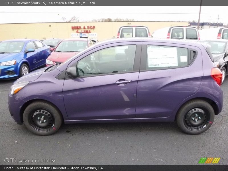Kalamata Metallic / Jet Black 2017 Chevrolet Spark LS