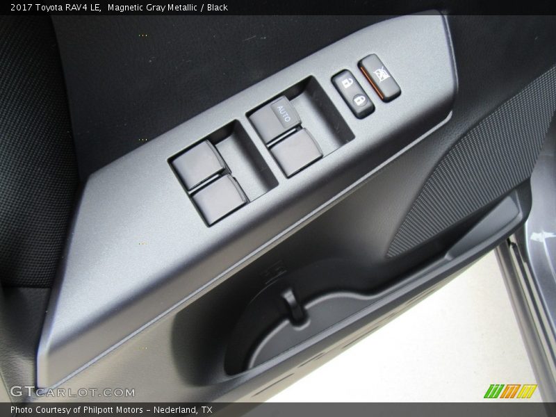 Controls of 2017 RAV4 LE