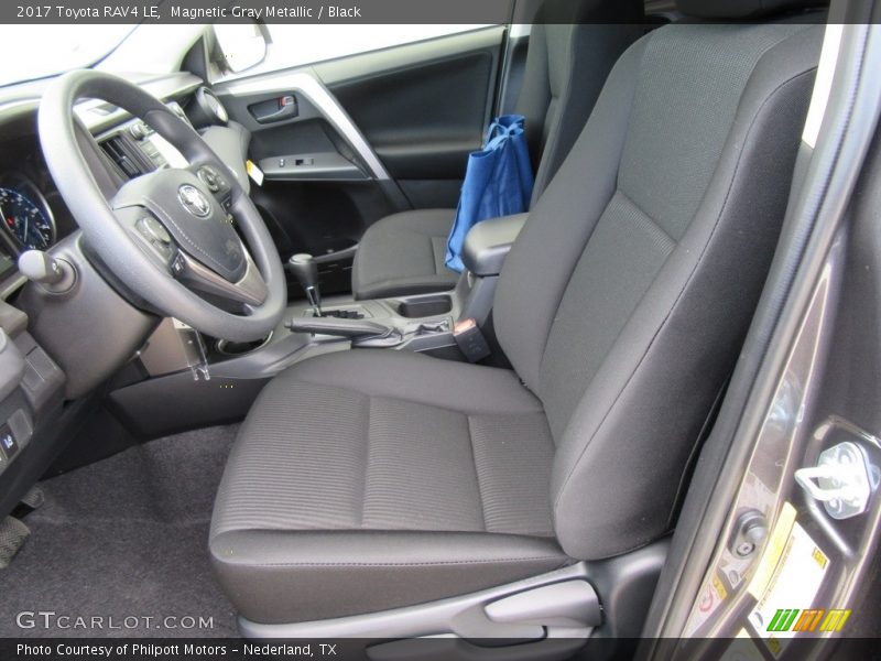 Front Seat of 2017 RAV4 LE