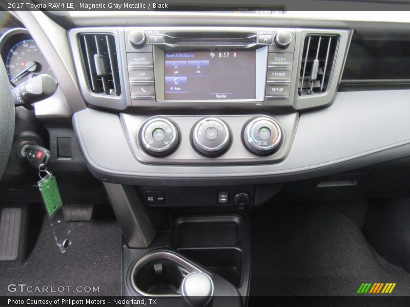 Controls of 2017 RAV4 LE