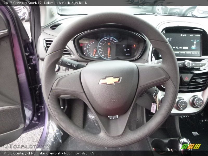 Kalamata Metallic / Jet Black 2017 Chevrolet Spark LS