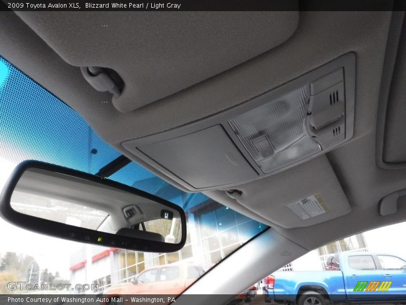 Blizzard White Pearl / Light Gray 2009 Toyota Avalon XLS