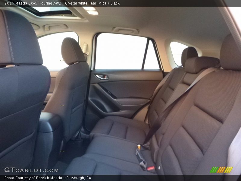 Crystal White Pearl Mica / Black 2016 Mazda CX-5 Touring AWD