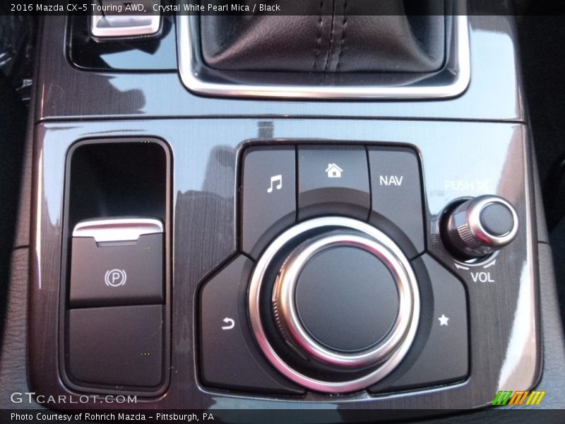 Crystal White Pearl Mica / Black 2016 Mazda CX-5 Touring AWD