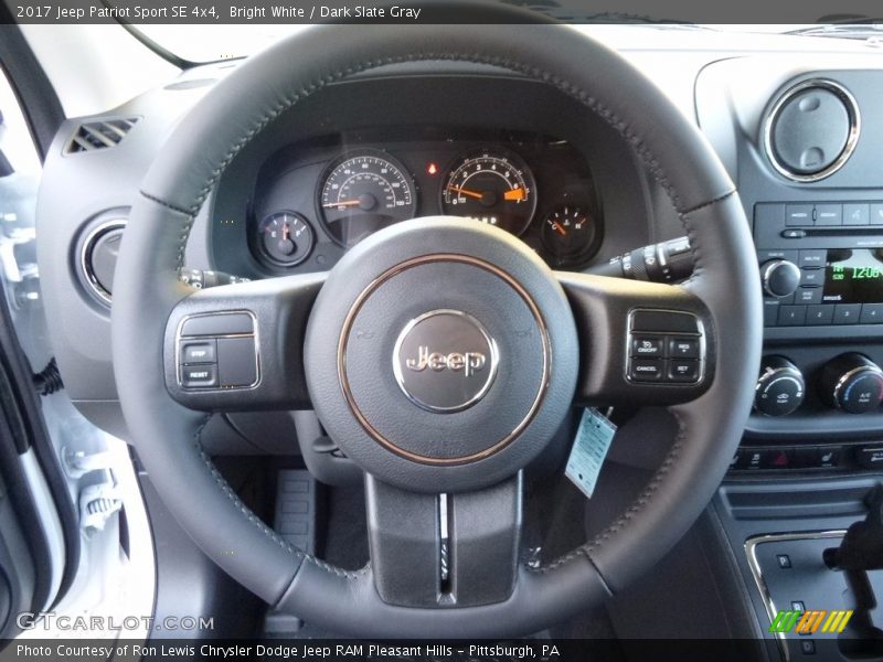 Bright White / Dark Slate Gray 2017 Jeep Patriot Sport SE 4x4