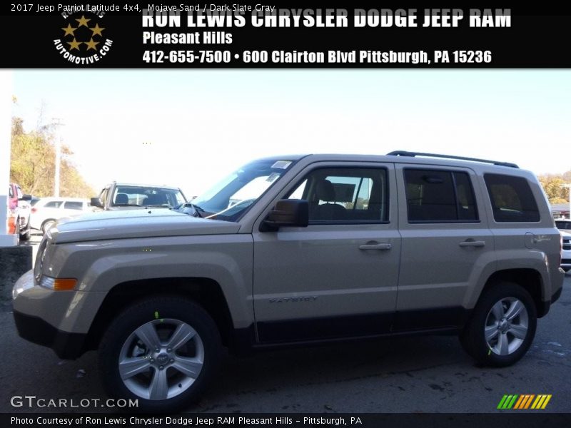Mojave Sand / Dark Slate Gray 2017 Jeep Patriot Latitude 4x4