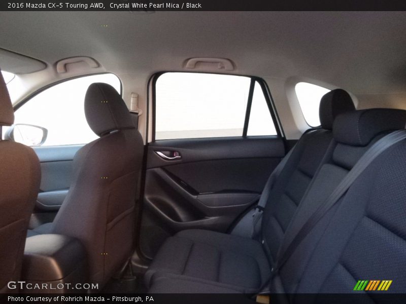 Crystal White Pearl Mica / Black 2016 Mazda CX-5 Touring AWD