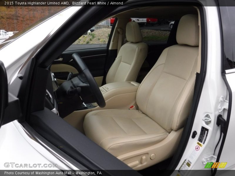 Blizzard Pearl White / Almond 2015 Toyota Highlander Limited AWD
