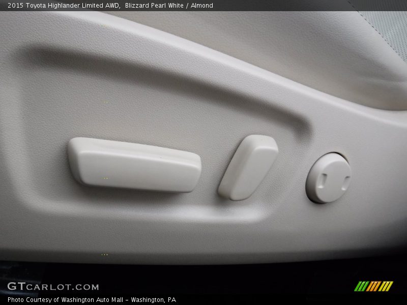 Blizzard Pearl White / Almond 2015 Toyota Highlander Limited AWD