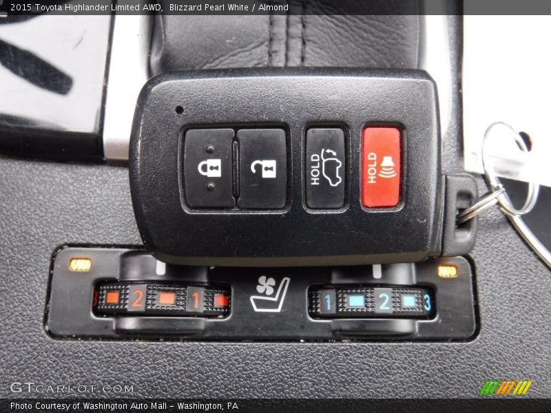 Blizzard Pearl White / Almond 2015 Toyota Highlander Limited AWD