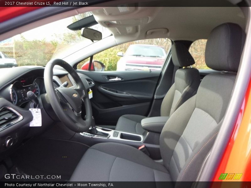 Red Hot / Jet Black 2017 Chevrolet Cruze LS