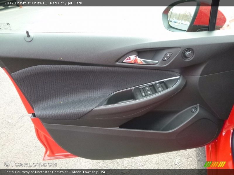 Red Hot / Jet Black 2017 Chevrolet Cruze LS