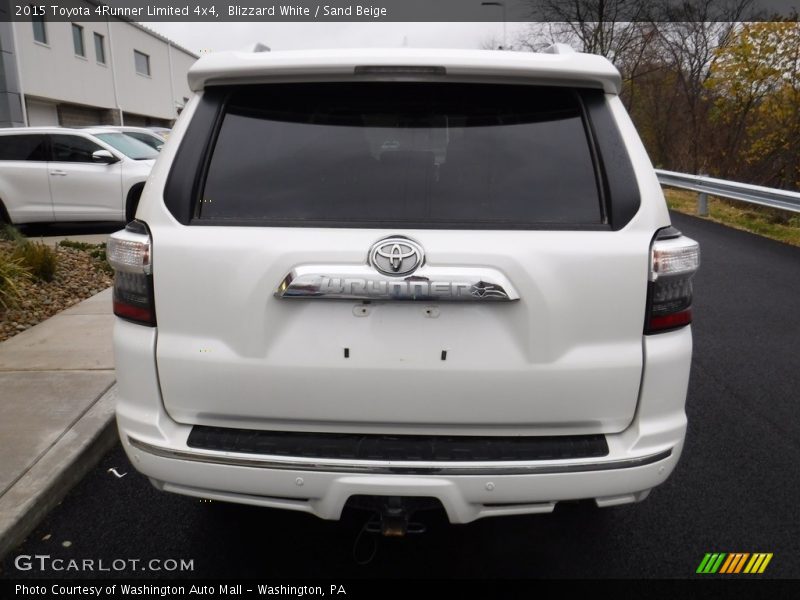 Blizzard White / Sand Beige 2015 Toyota 4Runner Limited 4x4